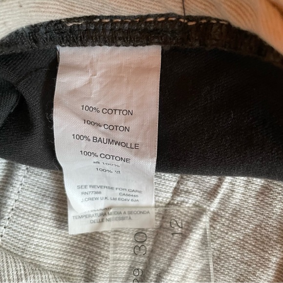 J.Crew Men’s BROKEN IN 770 Grey Pant 100% Cotton Size 32 - Picture 9 of 13